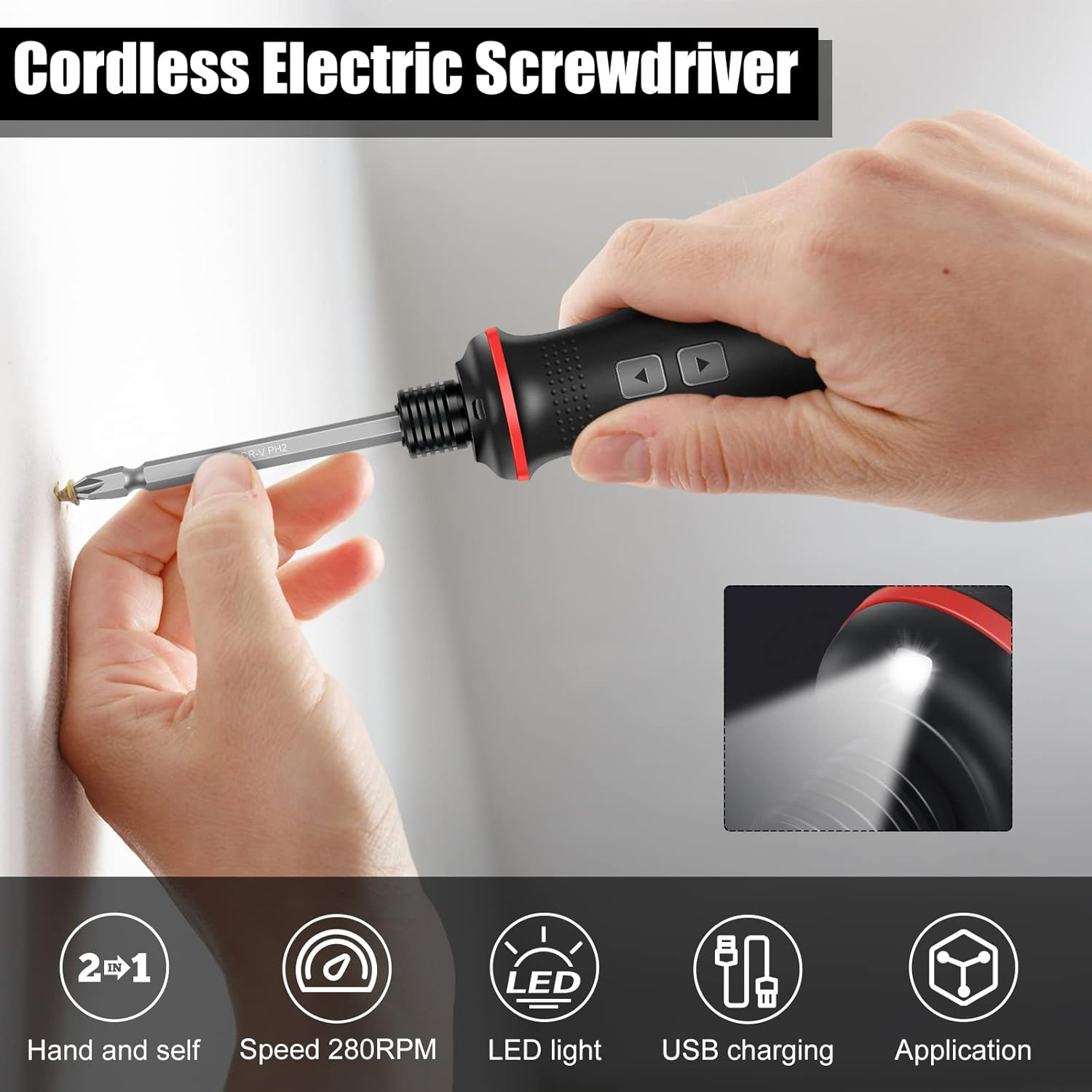 Rechargeable 3.7V Cordless Scr - Electric Screwdriver Rechargeable Usb review and price