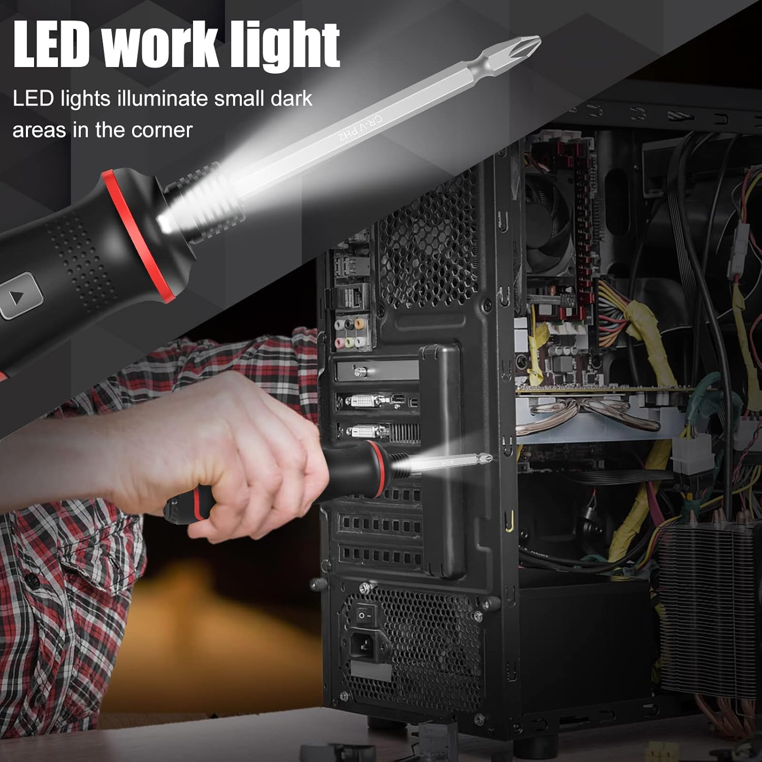 Rechargeable 3.7V Cordless Scr - Electric Screwdriver Rechargeable Usb review and price
