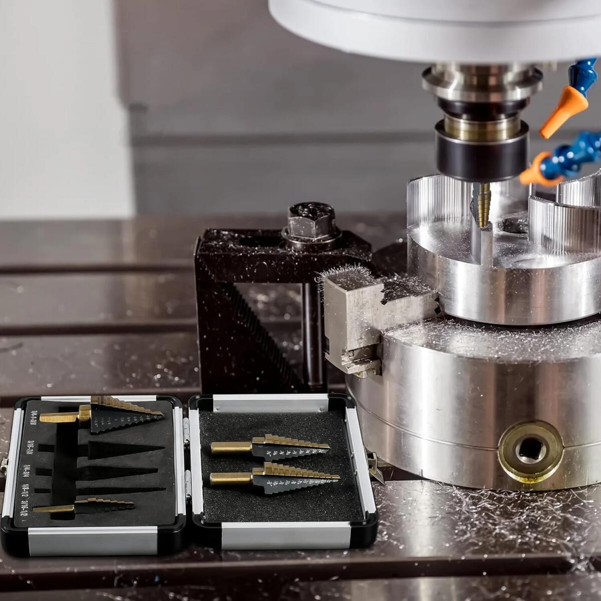 5pcs  Cobalt Step Drill Bit Se - Hardware review and price