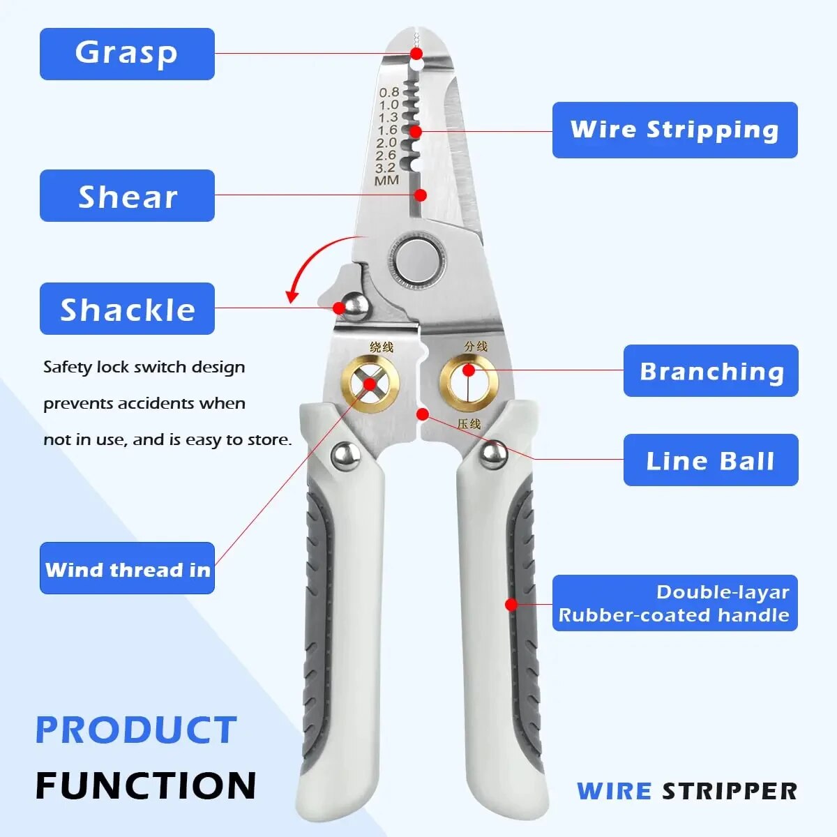 6 In 1 Wire Stripper Special W - Automatic Wire Stripper Cutter review and price