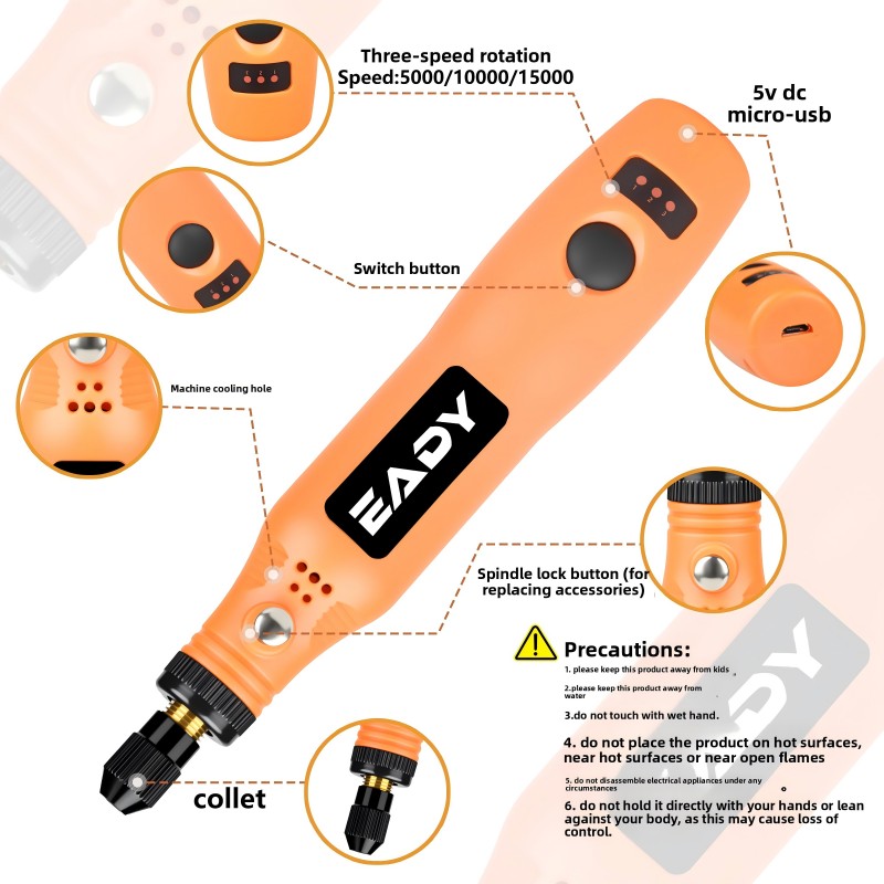 USB Cordless Rotary Tool Kit – - Cordless Rotary Tool Kit Accessories review and price