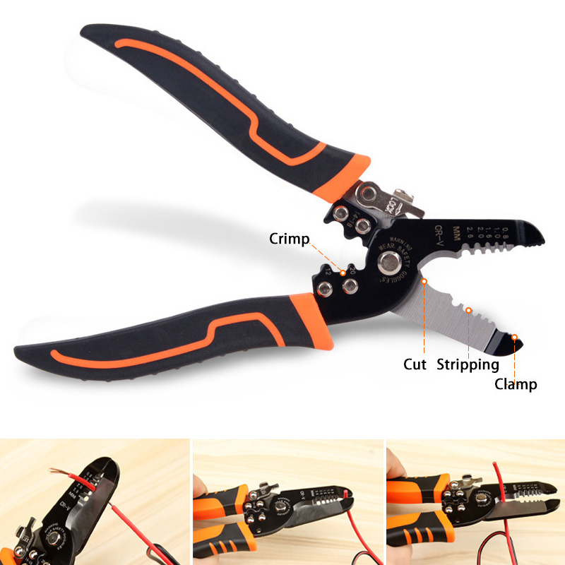 175mm Stripping Crimping Plier - Automatic Wire Stripper Cutter review and price