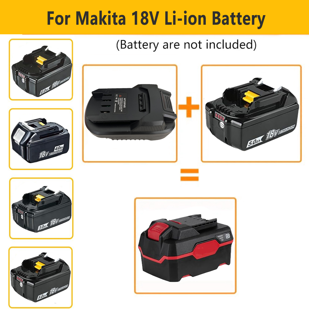 Converter Battery Adapter For  - Brushless Cordless Electric Drill 18V review and price