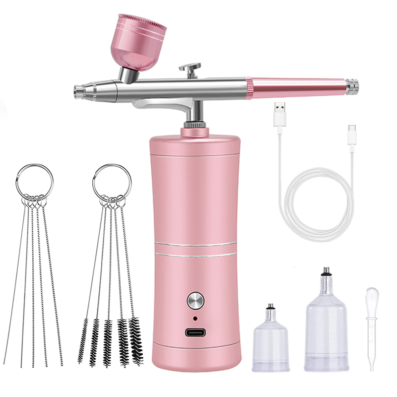 Portable Rechargeable Wireless - Airbrush Kit With Mini Compressor review and price