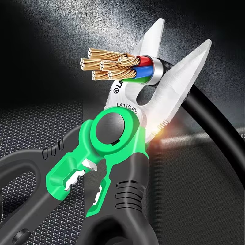 LAOA Electrician Scissors 6/7/ - Automatic Wire Stripper Cutter review and price