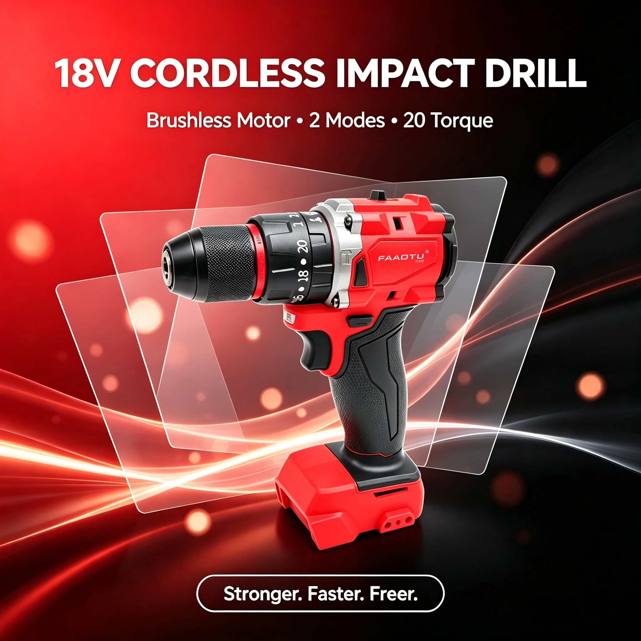 FAAOTU 18V Brushless Cordless  - Brushless Cordless Electric Drill 18V review and price