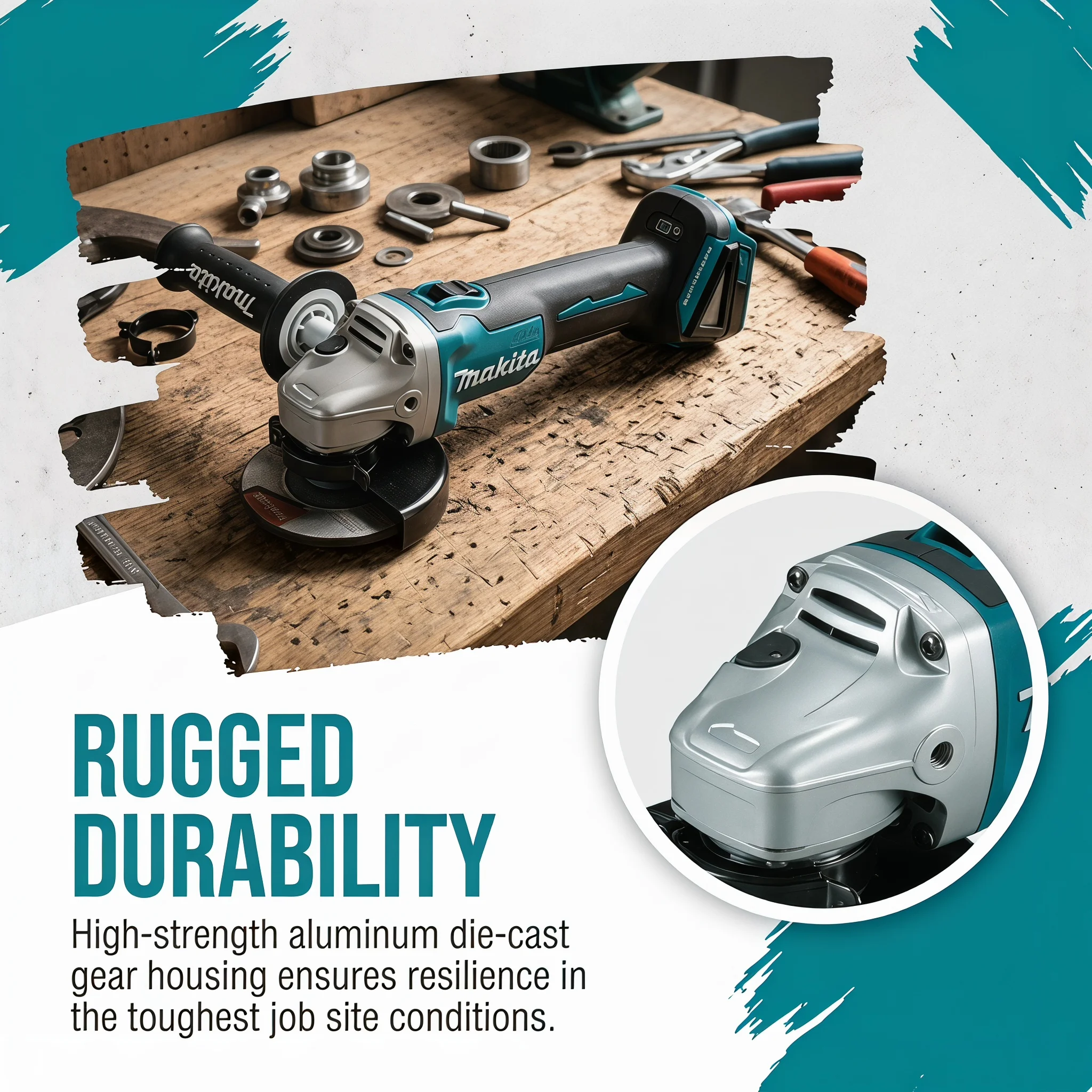 100mm High Power Makita DGA404 - Brushless Angle Grinder Battery Powered review and price