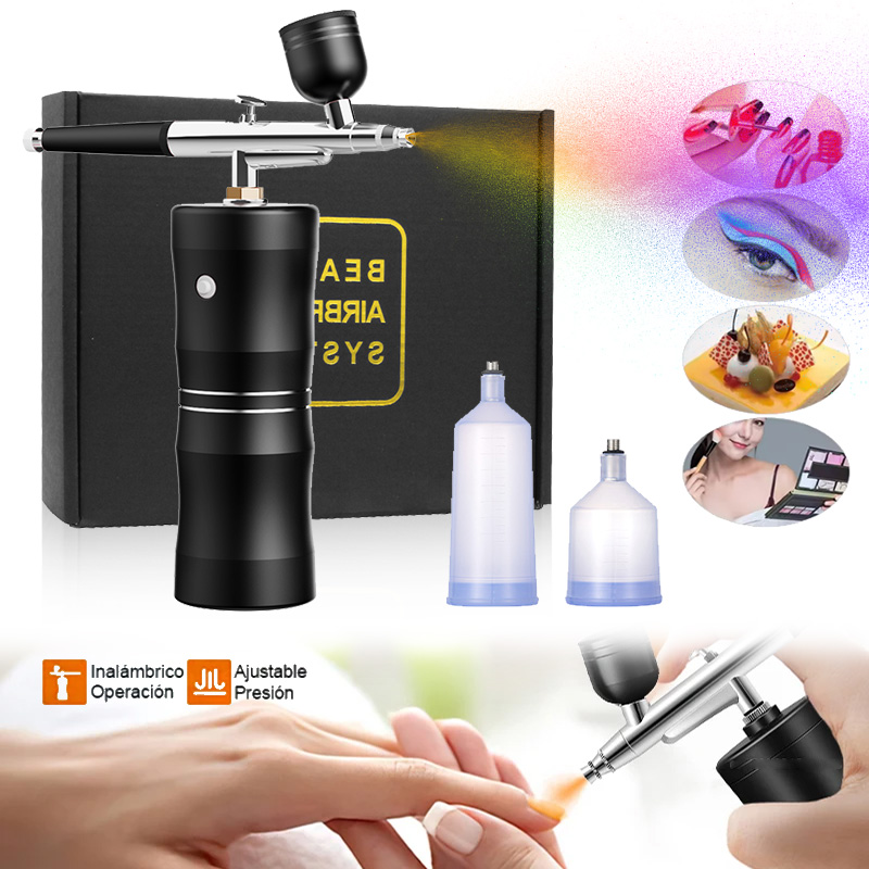 Oxygen Spray Mini Air Compress - Airbrush Kit With Mini Compressor review and price